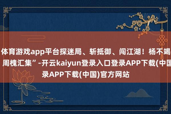 体育游戏app平台探迷局、斩抵御、闯江湖！杨不竭、沈青石、周槐汇集”-开云kaiyun登录入口登录APP下载(中国)官方网站